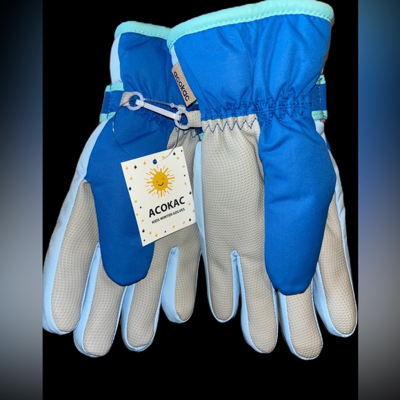 Acokac Kids Winter Gloves New Size L - Picture 3 of 7
